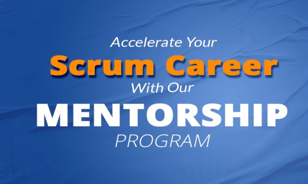 Scrum master mentorship program